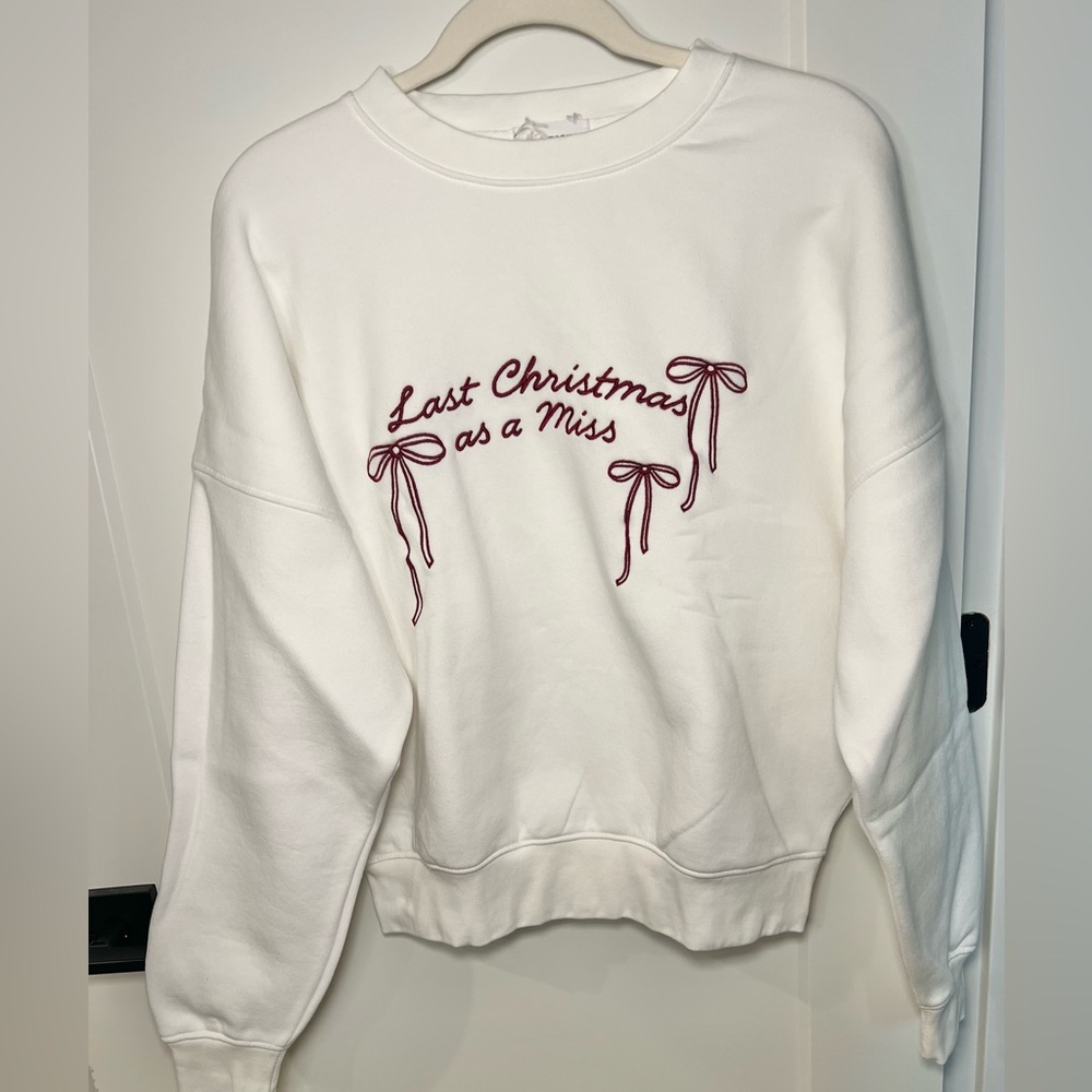Six Stories Last Christmas as a Miss Crewneck Sweatshirt